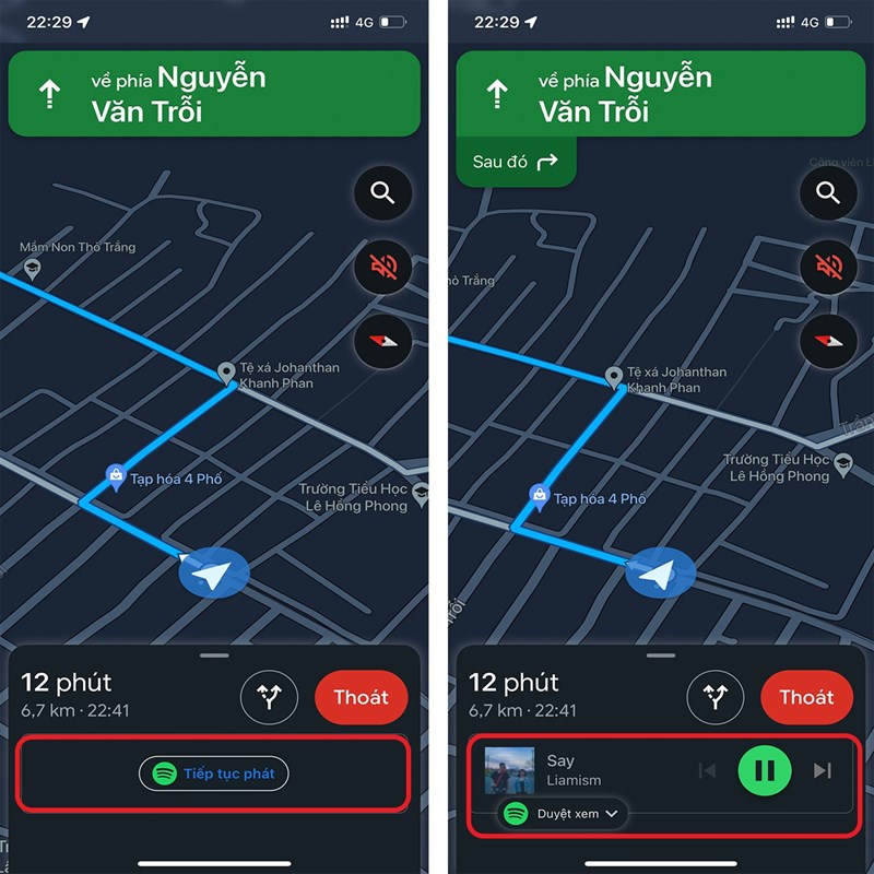 Cách điều khiển nhạc Spotify, Apple Music hoặc YouTube Music trong Google Maps