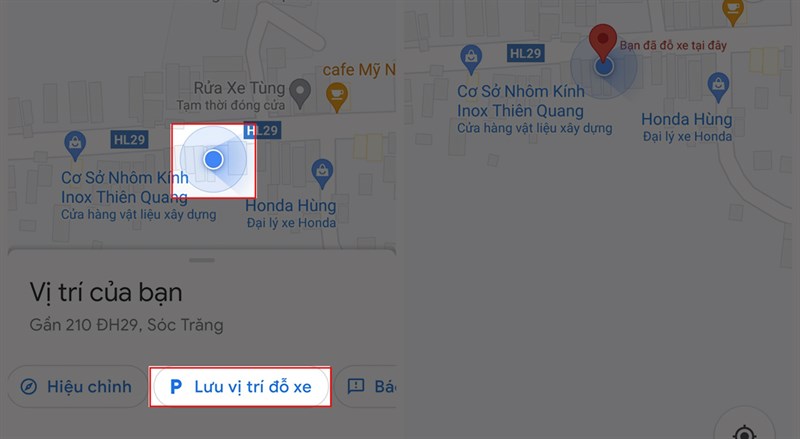 cách ghi nhớ vị trí gửi xe trên Google Maps cách ghi nhớ vị trí gửi xe trên Google Maps