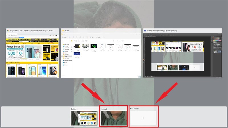 Cách thêm và sử dụng nhiều Desktop trên Windows 11