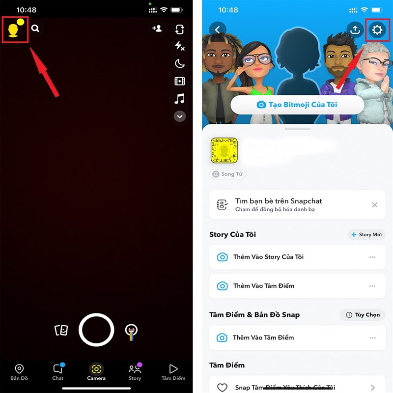 Cách kích hoạt Dark Mode trong ứng dụng Snapchat 