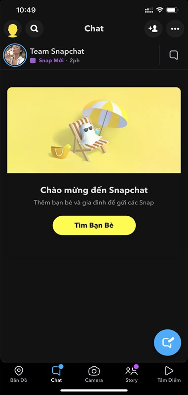 Cách kích hoạt Dark Mode trong ứng dụng Snapchat 