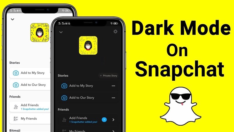 Cách kích hoạt Dark Mode trong ứng dụng Snapchat