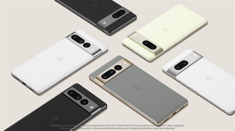 Các tùy chọn màu sắc  của Pixel 7 và 7 Pro. Nguồn: Google.