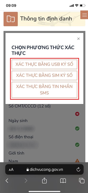 Cách định danh và xác thực điện tử