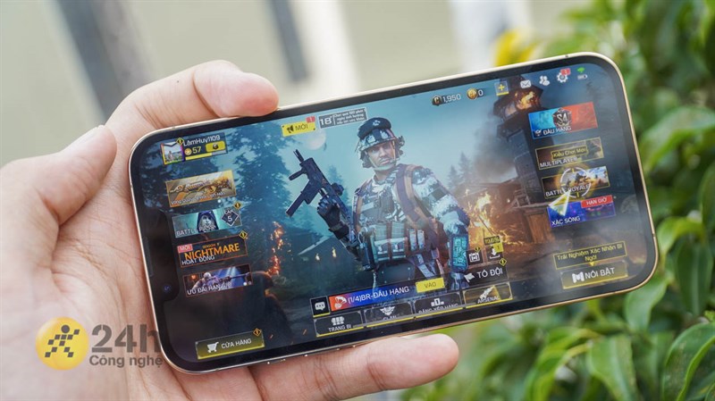 iPhone 13 Pro Max cho thời gian chiến game liên tục 5 tiếng hơn