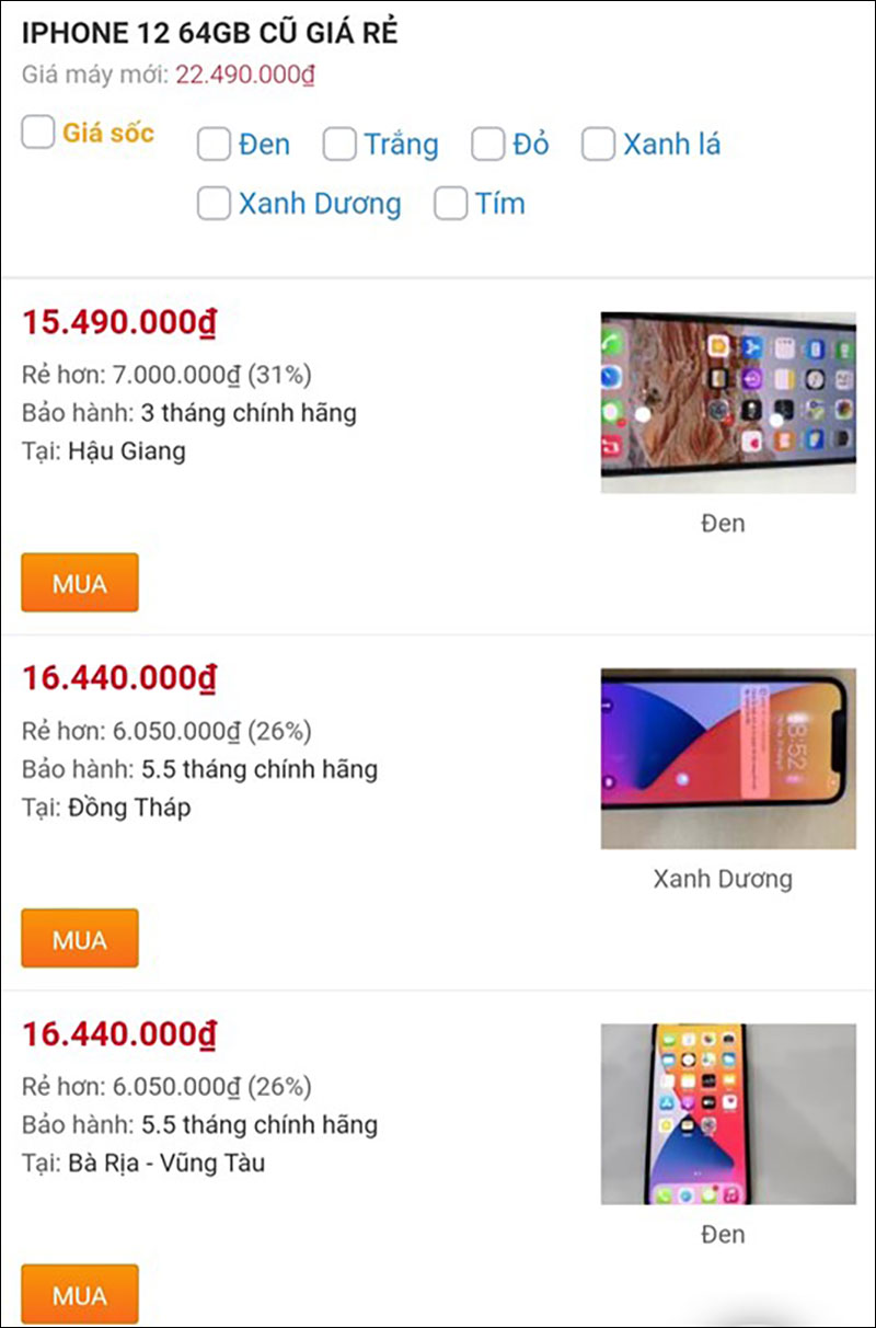 Mua ngay iPhone 12 cũ trả góp tại TGDĐ, giá vừa rẻ vừa nhanh chóng Mua ngay iPhone 12 cũ trả góp tại TGDĐ, giá vừa rẻ vừa nhanh chóng