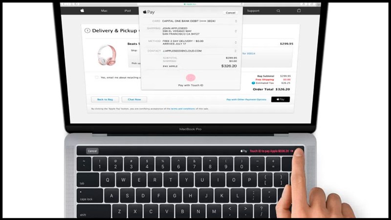 Touch Id trên macbook