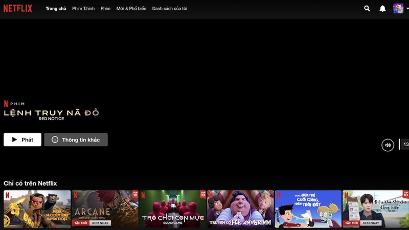 Trải nghiệm Netflix