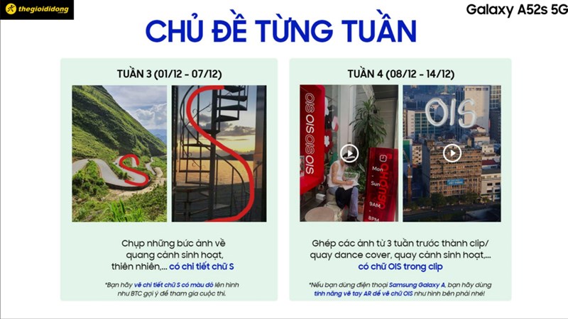 Cách chụp hình thông điệp OIS