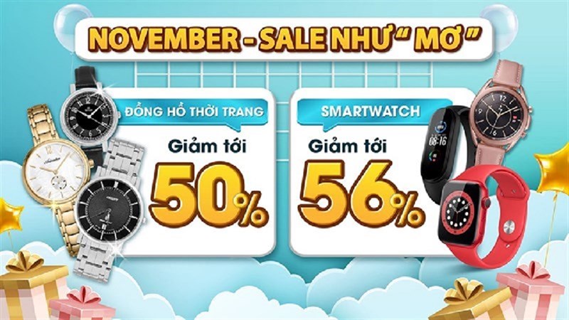 sale đồng hồ