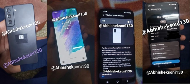 Hình ảnh thực tế Galaxy S21 FE Hình ảnh thực tế Galaxy S21 FE