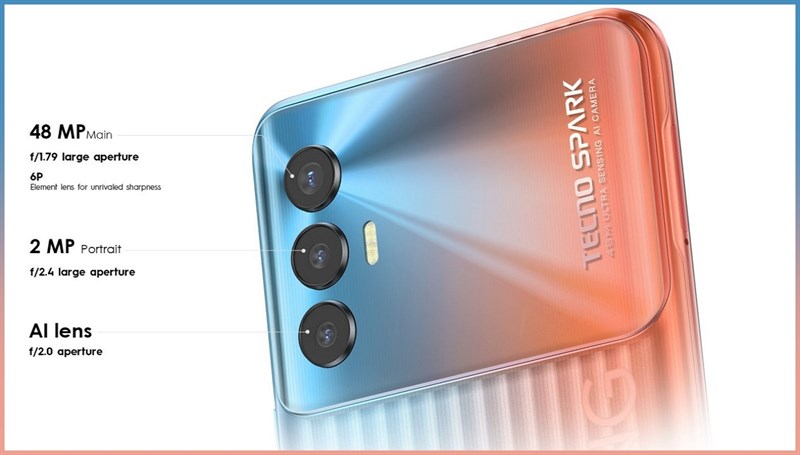 Thông số camera sau của Tecno Spark 8 Pro