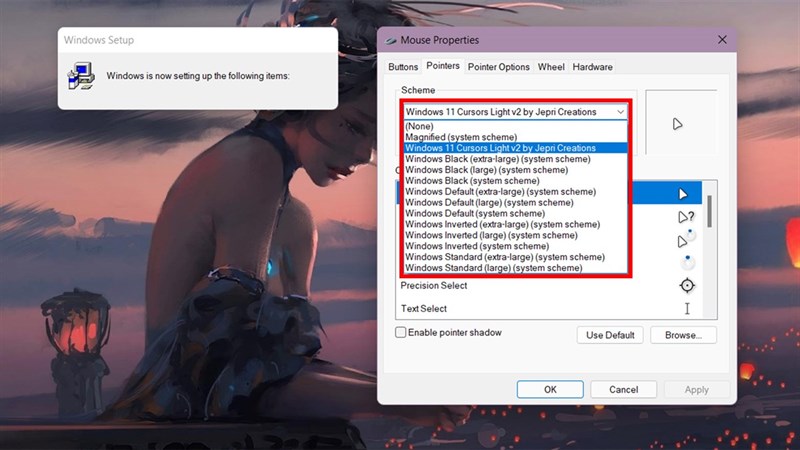 Hướng dẫn cách tùy biến con trỏ chuột trên Windows 11