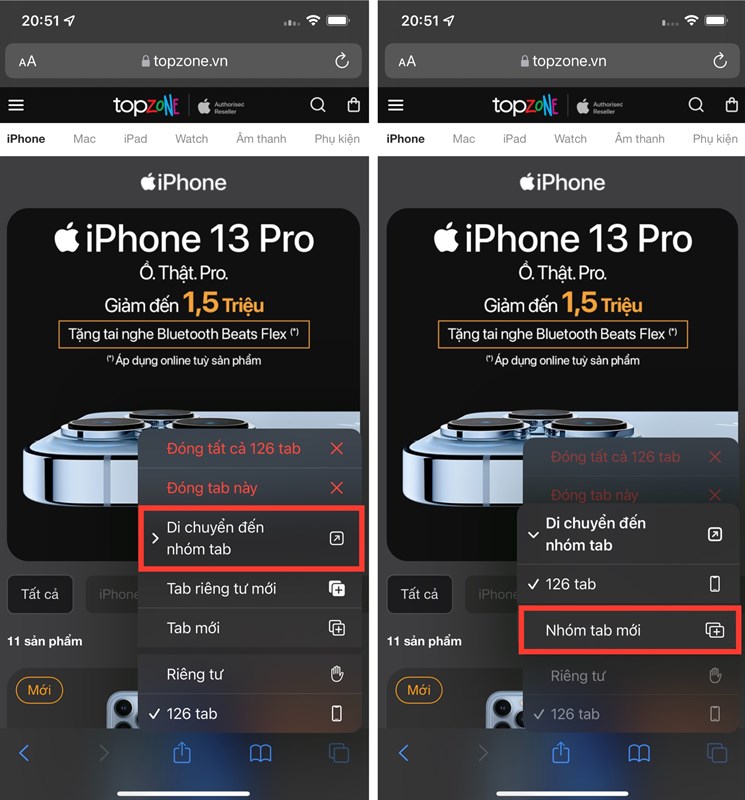 Cách sử dụng tính năng nhóm tab trong Safari trên iPhone Cách sử dụng tính năng nhóm tab trong Safari trên iPhone