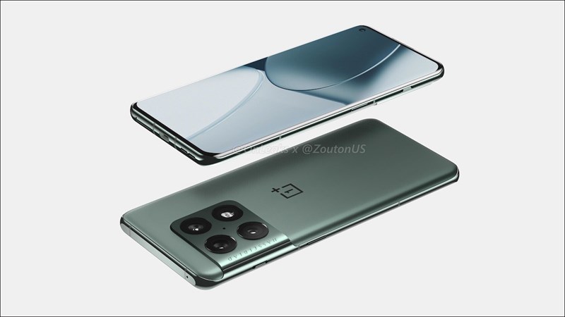 ảnh render oneplus 10 pro