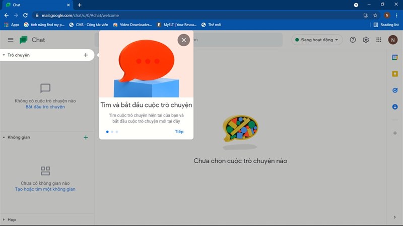 cách sử dụng google chat để làm việc và học tập