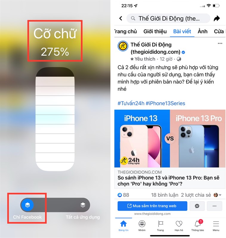 Cách thay đổi kích cỡ chữ từng ứng dụng khác nhau trên iPhone Cách thay đổi kích cỡ chữ từng ứng dụng khác nhau trên iPhone