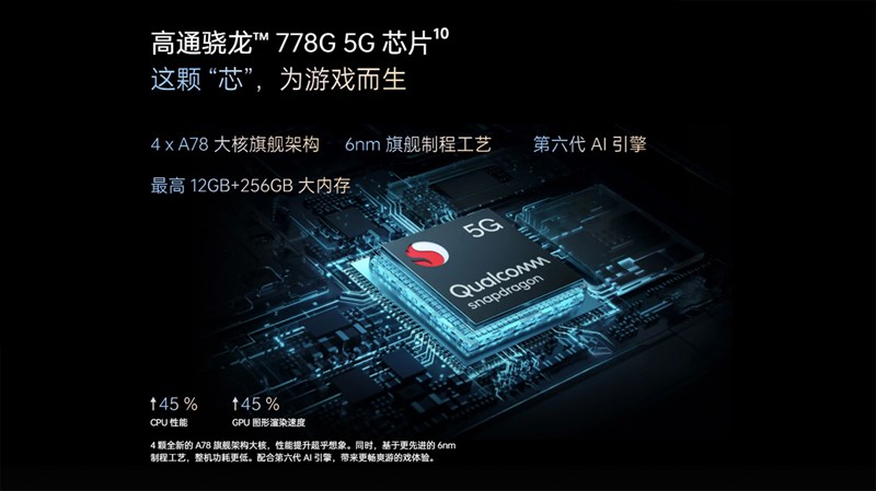 OPPO Reno7 được trang bị con chip Snapdragon 778G