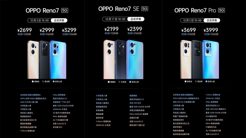 Ra mắt OPPO Reno7 Series