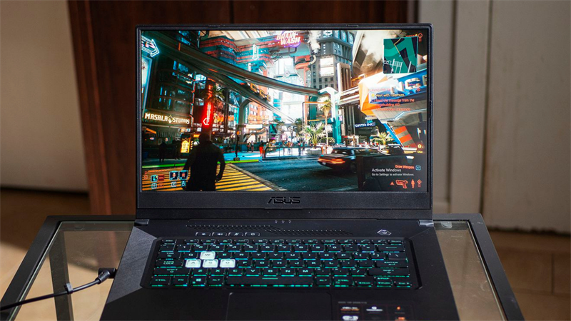 Asus TUF Gaming FX516PC i7 11370H. Nguồn: The Verge.