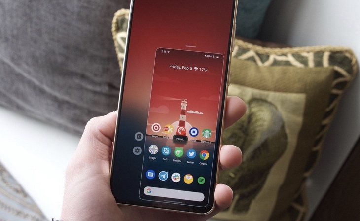 Chế độ một tay trên Android 12 Chế độ một tay trên Android 12