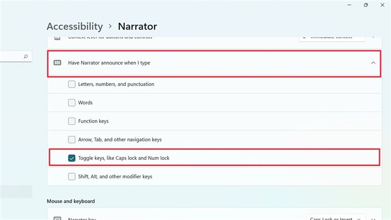 Cách nhận thông báo khi Caps Lock được kích hoạt trên Windows 11 Cách nhận thông báo khi Caps Lock được kích hoạt trên Windows 11