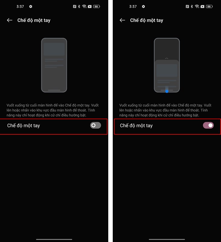 cách sử dụng chế độ sử dụng một tay trên Android 12