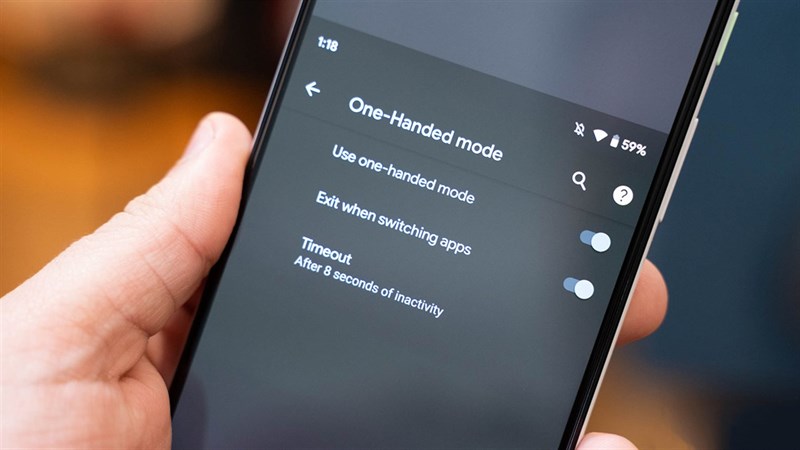 cách sử dụng chế độ sử dụng một tay trên Android 12