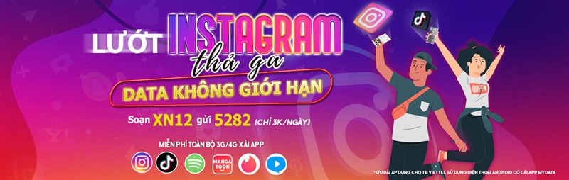 Cách đăng ký 4G Viettel ngày theo nhóm ứng dụng thông qua App MyData