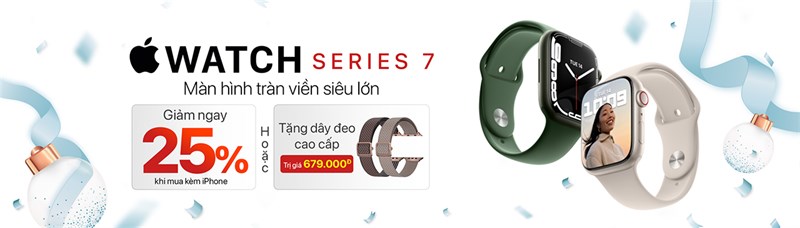 Khuyến mãi mua Apple Watch Series 7