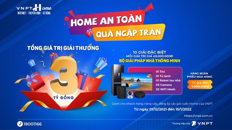 Vinaphone tặng hàng chục bộ Smart Home cùng hàng ngàn voucher...