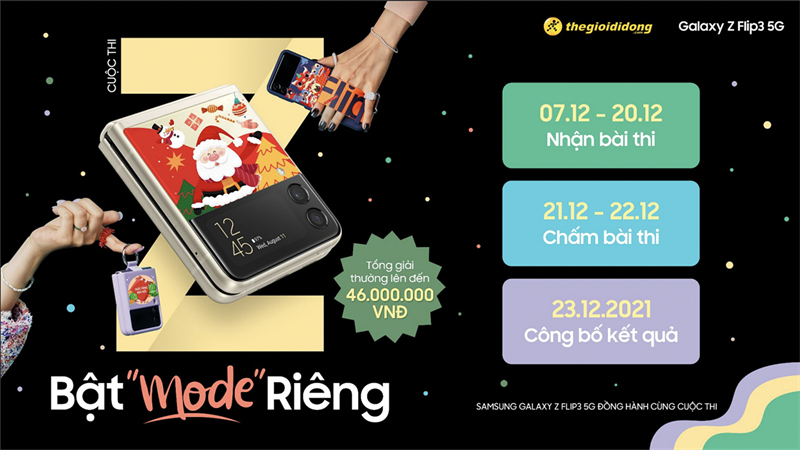 Minigame Z Bật Mode Riêng: Vẽ ốp lưng, trúng ngay Galaxy Z Flip3 5G