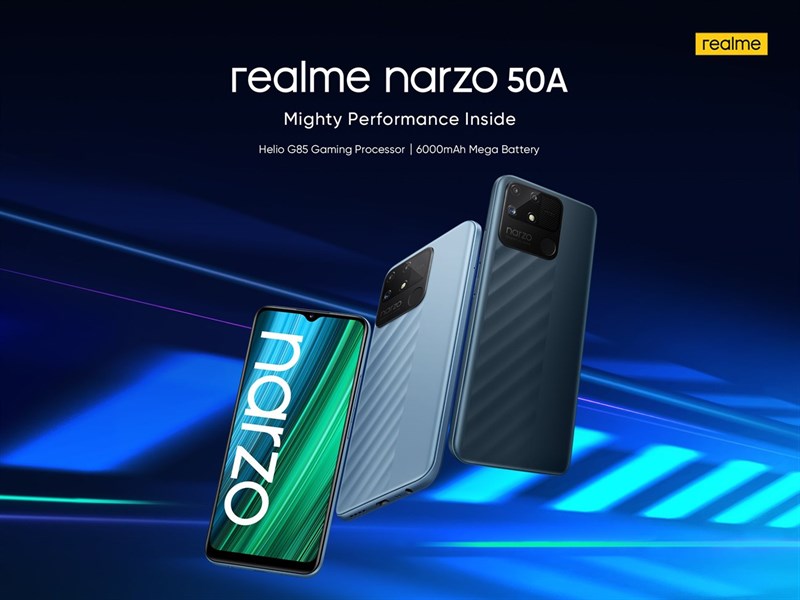 Những hình ảnh mới nhất về Realme Narzo 50A