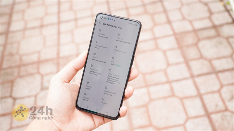 Cấu hình của OPPO Reno6 5G được trang bị con chip Dimensity 900