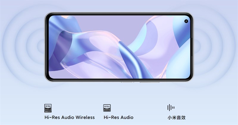 Xiaomi 11 Youth (Vitality Edition) hỗ trợ công nghệ âm thanh Hi-Res Audio Xiaomi 11 Youth (Vitality Edition) hỗ trợ công nghệ âm thanh Hi-Res Audio