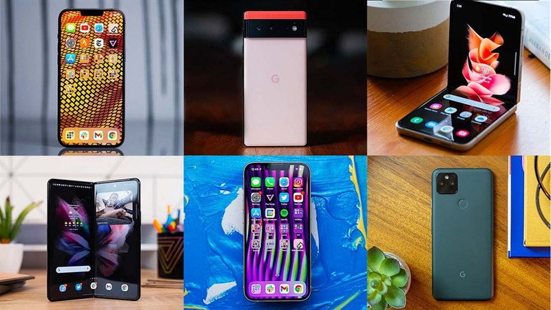 Top smartphone tốt nhất năm 2021.