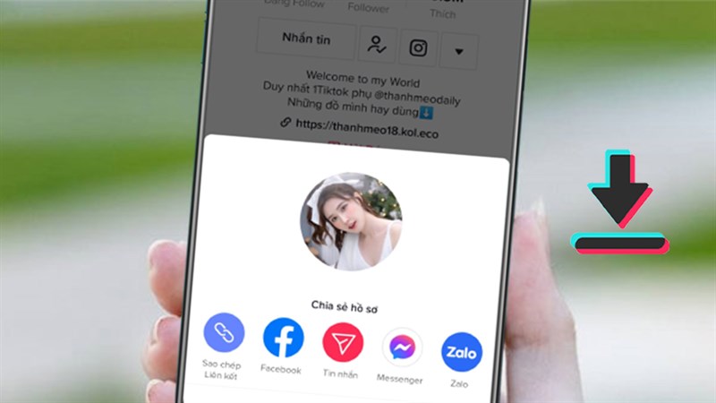 cách lấy ảnh đại diện của người khác trên TikTok