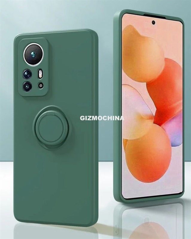 Xiaomi 12 lộ thiết kế qua ảnh ốp lưng với màn hình nốt ruồi và...