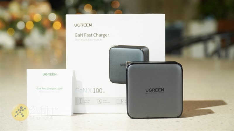 Hộp đựng bên ngoài củ sạc Ugreen GaN 100 W Hộp đựng bên ngoài củ sạc Ugreen GaN 100 W