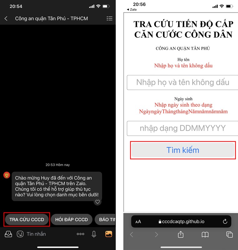 Cách tra cứu kết quả cấp Căn cước công dân Cách tra cứu kết quả cấp Căn cước công dân