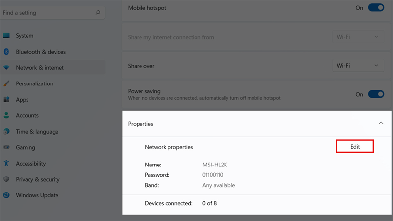 Cách phát Wifi trên Windows 11