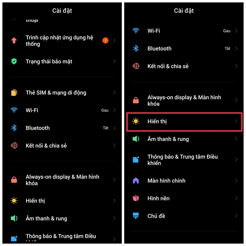 Cách khắc phục lỗi màn hình bị ám vàng trên điện thoại Xiaomi