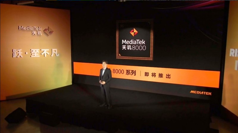 MediaTek bật mí về chip Dimensity 8000 tại buổi họp báo mới đây MediaTek bật mí về chip Dimensity 8000 tại buổi họp báo mới đây