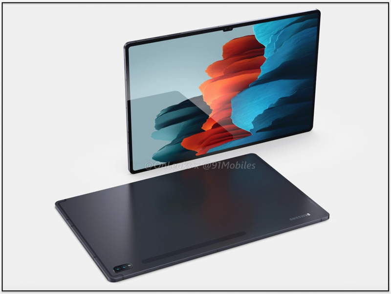 Hình ảnh render Samsung Galaxy Tab S8 Hình ảnh render Samsung Galaxy Tab S8
