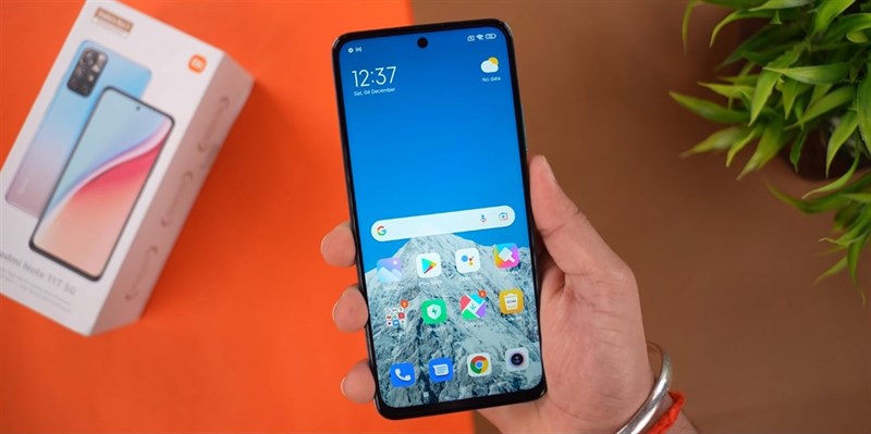 Màn hình sắc nét của Xiaomi Redmi Note 11T 5G