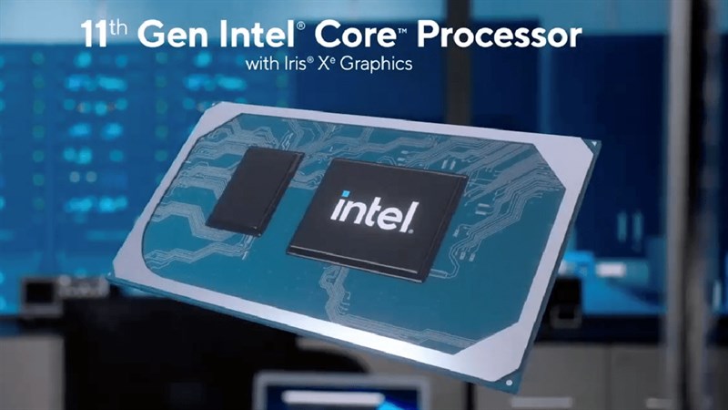 Chip Intel thế hệ thứ 11 cùng card đồ họa Intel Iris Xe Graphics giúp xử lý mượt các tác vụ văn phòng và chơi các tựa game online ở mức cài đặt trung bình Chip Intel thế hệ thứ 11 cùng card đồ họa Intel Iris Xe Graphics giúp xử lý mượt các tác vụ văn phòng và chơi các tựa game online ở mức cài đặt trung bình