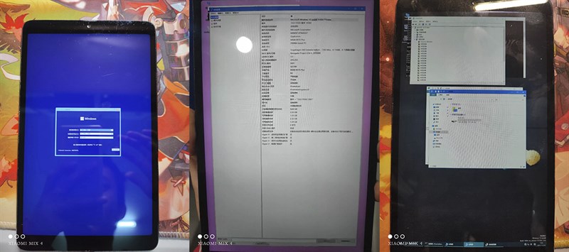 Xiami Mi Pad 4 cài đặt thành công HĐH Windows