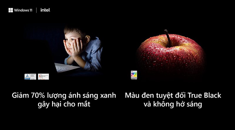 Màn hình của Asus Zenbook Flip giảm 70% lượng ánh sáng xanh gây hại cho mắt Màn hình của Asus Zenbook Flip giảm 70% lượng ánh sáng xanh gây hại cho mắt