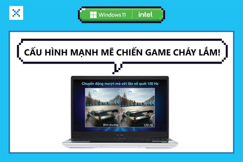 Cấu hình mạnh mẽ của Dell G3