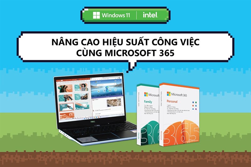 Nâng cao hiệu suất làm việc cùng Microsoft 365